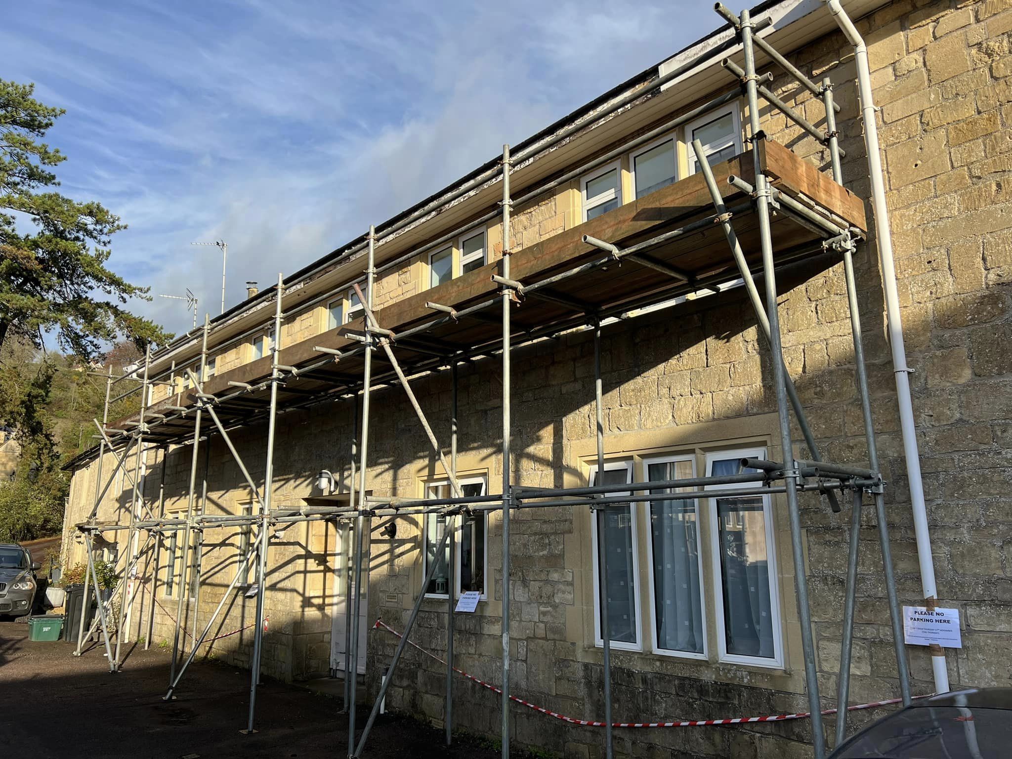 scaffolding in Bath, Somerset